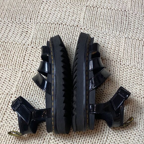 Doc Martens Black Blair Hydro Gladiator Sandals Size 8 - Picture 3 of 9